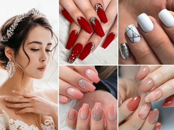 Gợi Ý Mẫu Nail Đơn Giản Cho Cô Dâu