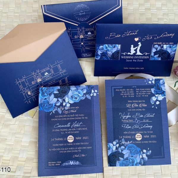 Thiệp Cưới Màu Nước Tiếp Tục Lên Ngôi Mùa Cưới 2017