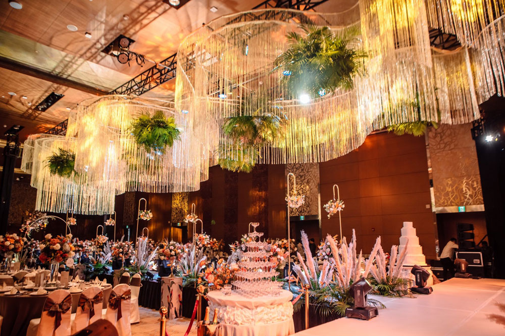 sảnh tiệc cưới sang trọng có sức chứa lên đến 720 khách mời là lý do InterContinental Saigon trở thành sảnh tiệc cưới hàng đầu