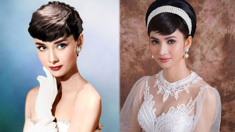 Trang Điểm Cô Dâu Ngây Thơ Như Audrey Hepburn