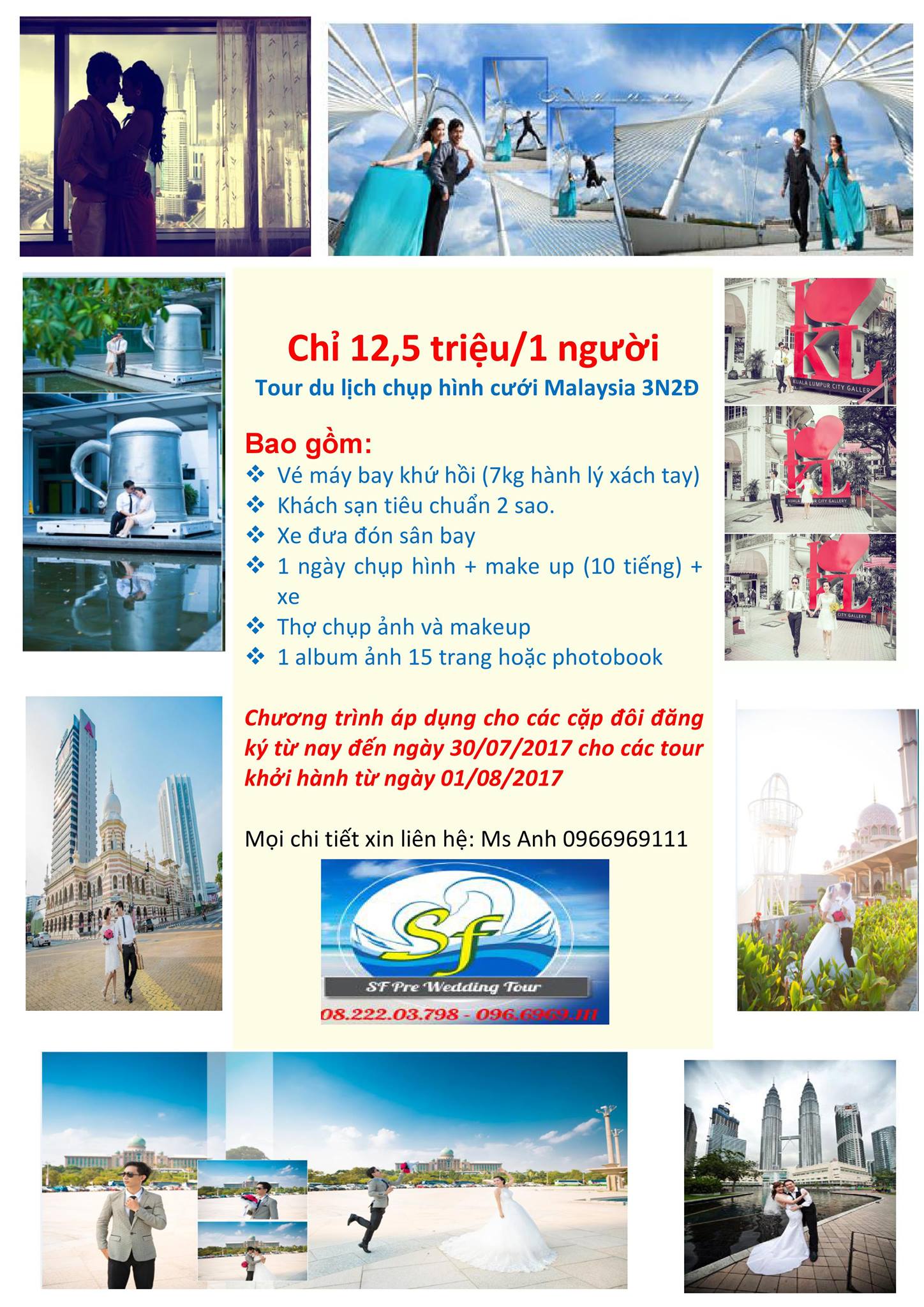 TOUR CHỤP HÌNH CƯỚI CÁC NƯỚC