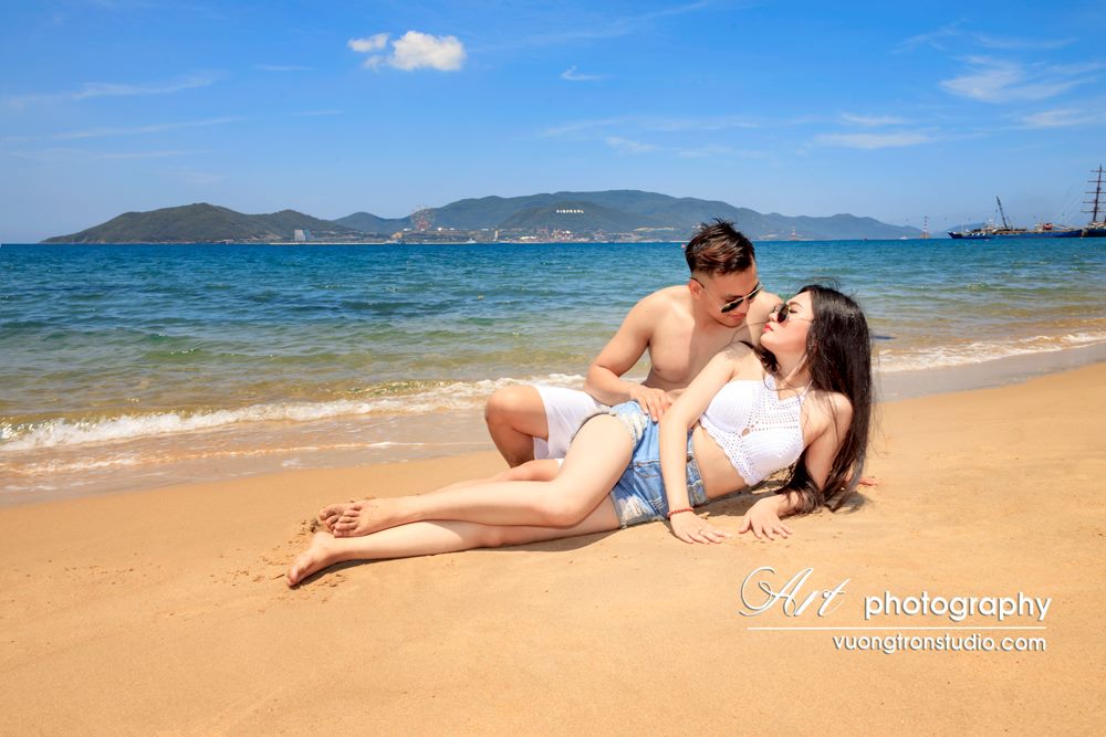 Chụp ảnh gia đình tại Nha Trang