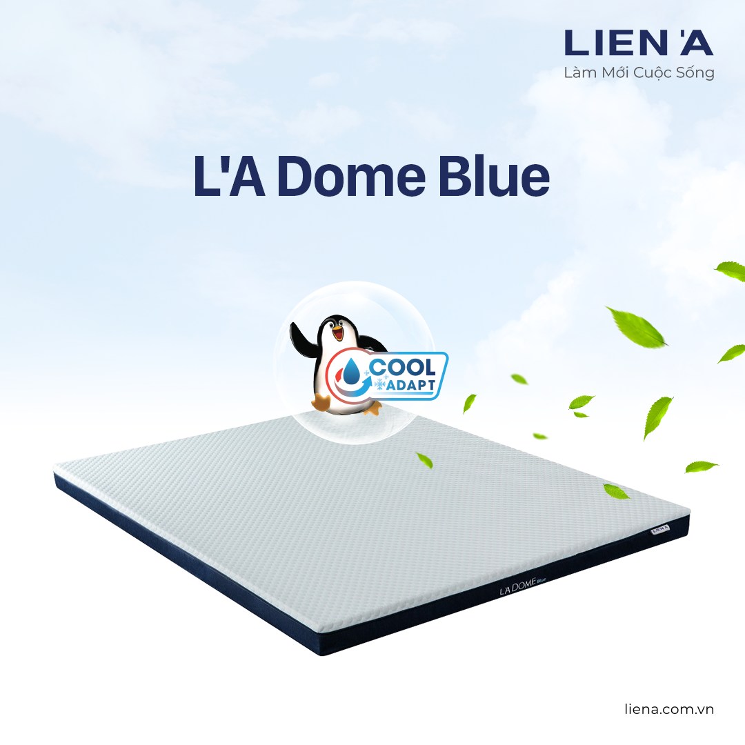 Nệm Cao Su Liên Á L'A DOME BlUE