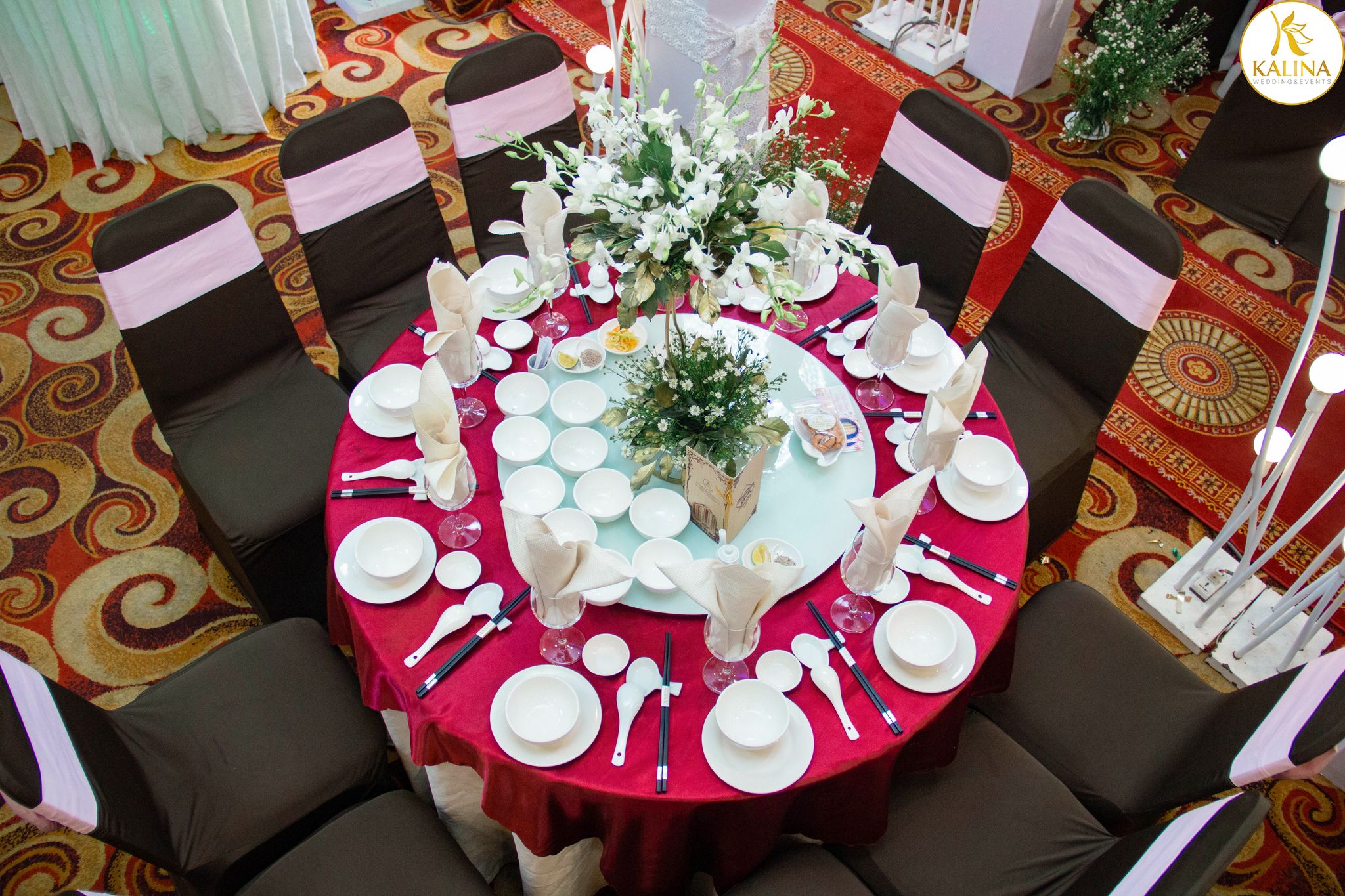gói trang trí tiệc cưới nhà hàng Kalina Tân Phú