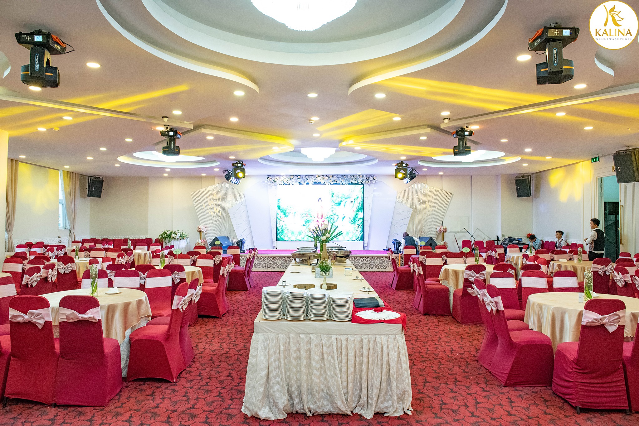 sảnh tiệc cưới nhà hàng Kalina quận Tân Phú