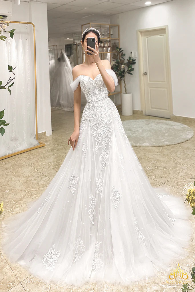 Đầm phụ dâu- Đầm dạ tiệc may theo mẫu, chất lượng cao, giá phải chăng
