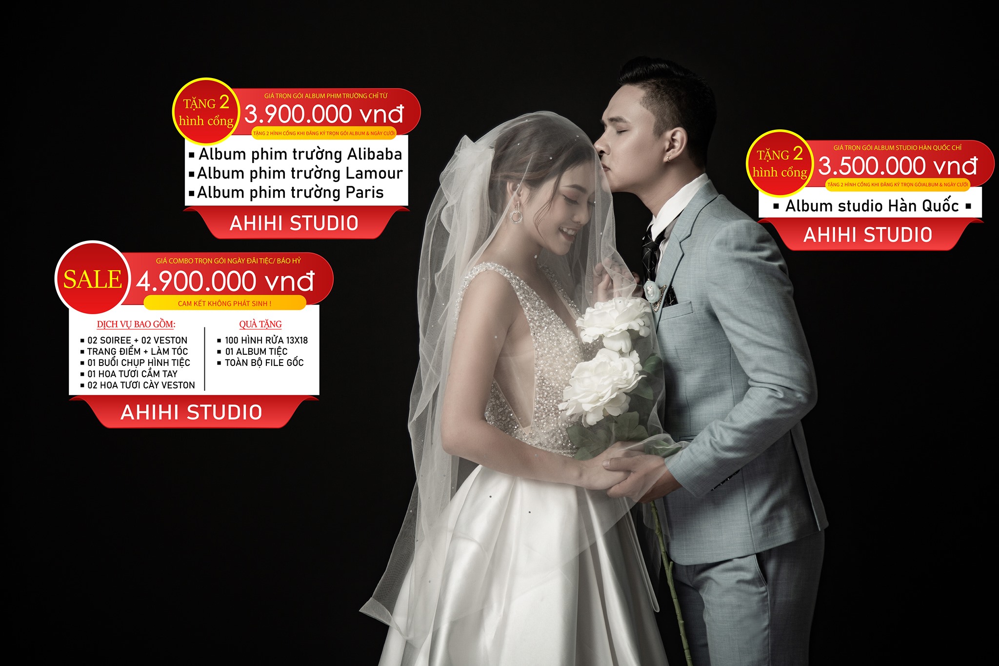 Ahihi Studio - Chụp hình cưới giá rẻ TPHCM