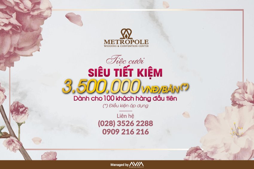 Trung tâm Hội Nghị & Tiệc Cưới Metropole